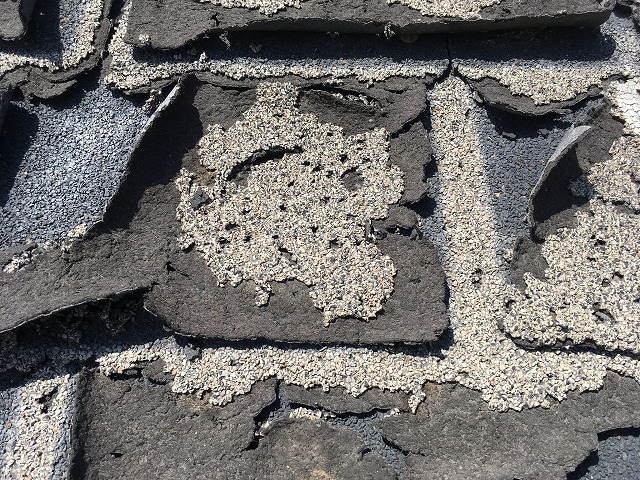 ガルバリウム降板での屋根カバー予定